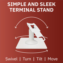 Load image into Gallery viewer, Clover Mini / Mini 3 Low Freestanding Swivel and Tilt Stand with Square Plate (White)
