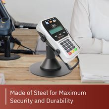 Load image into Gallery viewer, First Data FD35 / FD40 Low Freestanding Swivel Stand with Round Plate
