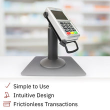Load image into Gallery viewer, First Data RP10 Freestanding Swivel Stand with Square Plate
