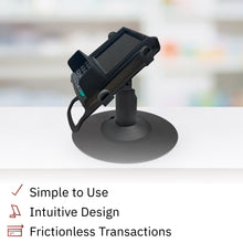Load image into Gallery viewer, Dejavoo Z3 &amp; Z6 Low Freestanding Swivel and Tilt Stand with Round Plate
