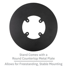 Load image into Gallery viewer, First Data RP10 Freestanding Swivel and Tilt Stand with Round Plate
