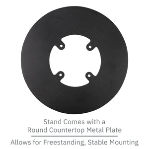 First Data RP10 Freestanding Swivel and Tilt Stand with Round Plate