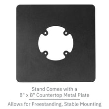 Load image into Gallery viewer, First Data FD35 &amp; FD40 Low Swivel and Tilt Freestanding Stand with Square Plate
