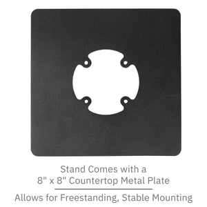 First Data FD35 & FD40 Low Swivel and Tilt Freestanding Stand with Square Plate