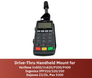 Universal Drive-Thru Handheld Bracket/Mount for Most Terminal Types