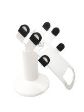 Load image into Gallery viewer, Clover Flex Low Freestanding Swivel Stand with Round Plate (White)

