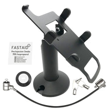 Load image into Gallery viewer, Vx805 Swivel and Tilt Stand with Device to Stand Security Tether Lock, Two Keys 8&quot;
