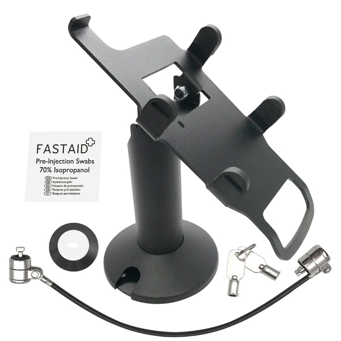 Verifone Vx805 Swivel and Tilt Stand with Device to Stand Security Tether Lock, Two Keys 8