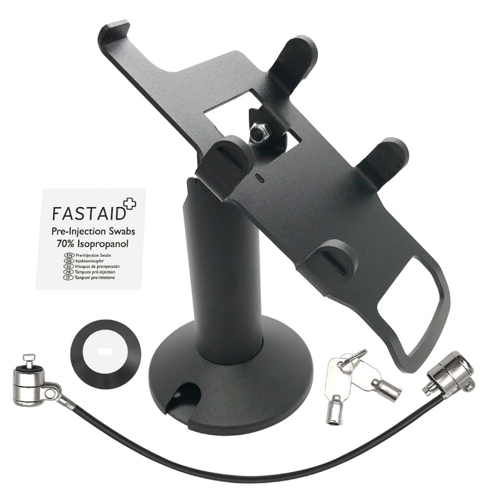 Vx805 Swivel and Tilt Stand with Device to Stand Security Tether Lock, Two Keys 8