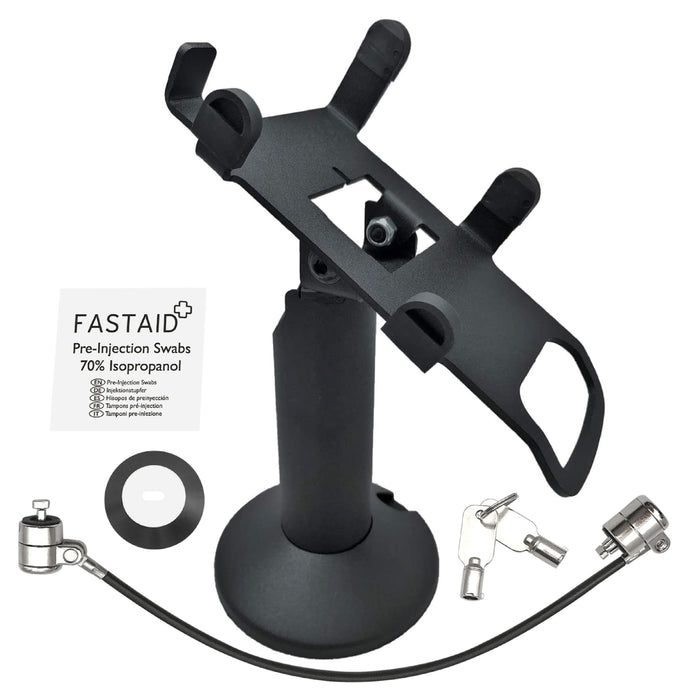 Dejavoo Z3 & Dejavoo Z6 Swivel and Tilt Stand with Device to Stand Security Tether Lock, Two Keys 8