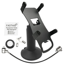 Load image into Gallery viewer, PAX A80 Swivel and Tilt Stand with Device to Stand Security Tether Lock, Two Keys 8&quot;
