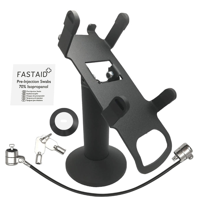 Dejavoo Z8 & Dejavoo Z11 Swivel and Tilt Metal Stand with Device to Stand Security Tether Lock, Two Keys 8
