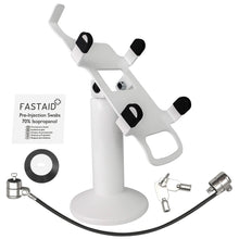 Load image into Gallery viewer, PAX A920 Swivel and Tilt Stand with Device to Stand Security Tether Lock, Two Keys 8&quot;

