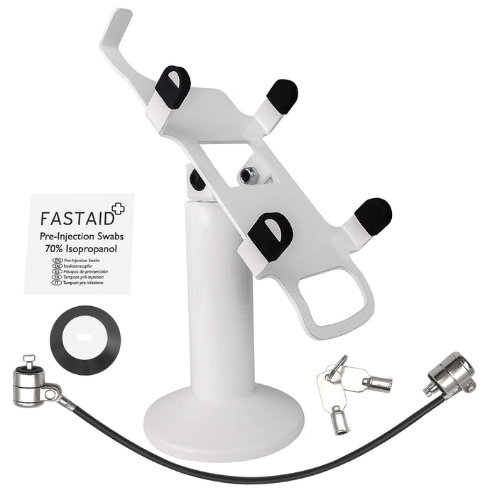PAX A920 Swivel and Tilt Stand with Device to Stand Security Tether Lock, Two Keys 8