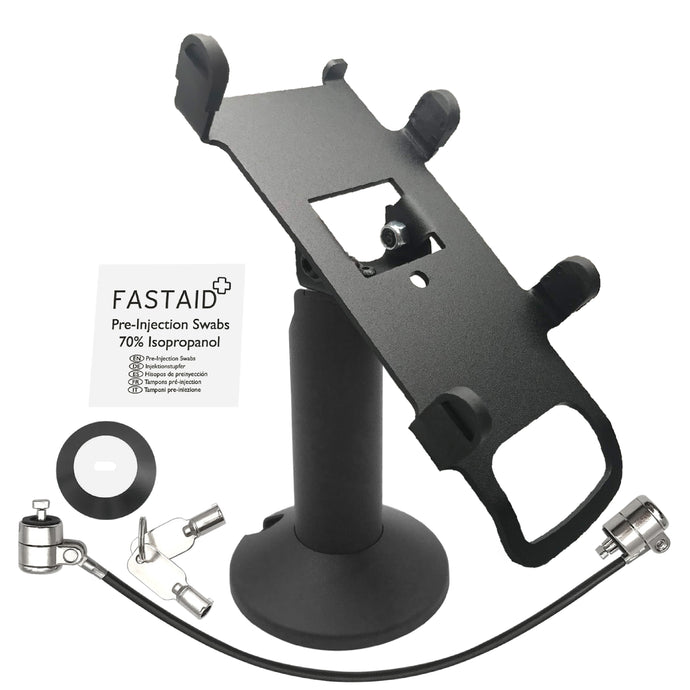 PAX S300 & PAX SP30 Swivel and Tilt Stand with Device to Stand Security Tether Lock, Two Keys 8