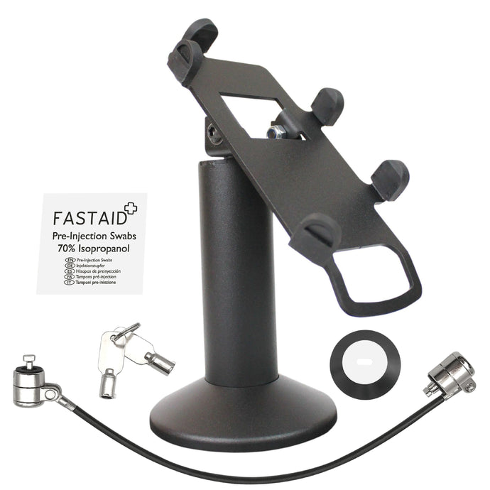 First Data RP10 Swivel and Tilt Stand with Device to Stand Security Tether Lock, Two Keys 8