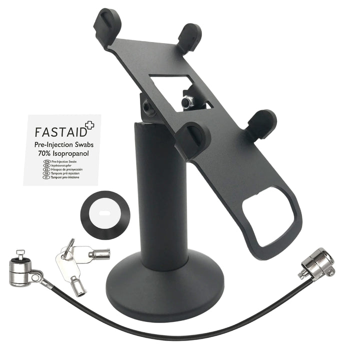 Verifone V400M Swivel and Tilt Stand and Device to Stand Security Tether Lock, Two Keys 8