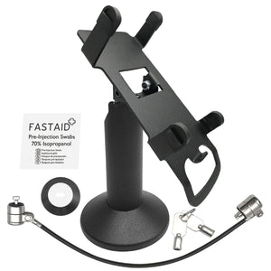 Ingenico ICT 220 & ICT 250 Swivel and Tilt Stand with Device to Stand Security Tether Lock, Two Keys 8"