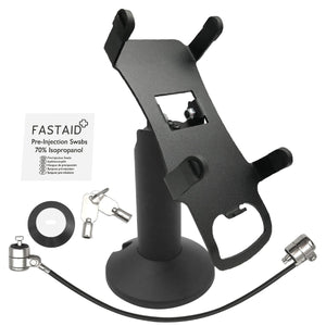 Verifone Vx520 Swivel and Tilt Stand with Device to Stand Security Tether Lock, Two Keys 8"