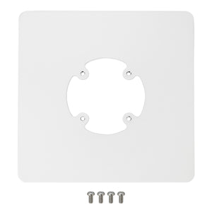 Freestanding Countertop Base Plate for Terminal and POS Equipment Stands (White)
