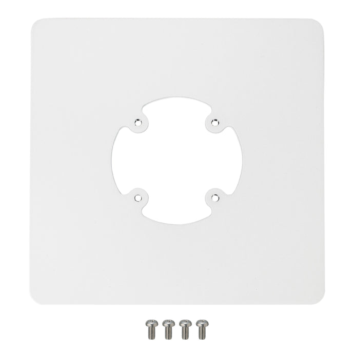 Freestanding Countertop Base Plate for Terminal and POS Equipment Stands (White)