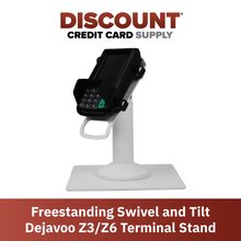 Load image into Gallery viewer, Dejavoo Z3 &amp; Dejavoo Z6 Freestanding Swivel and Tilt Stand (White)
