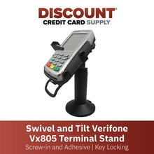 Load image into Gallery viewer, Verifone Vx805 Swivel and Tilt Stand with Key Locking Mechanism
