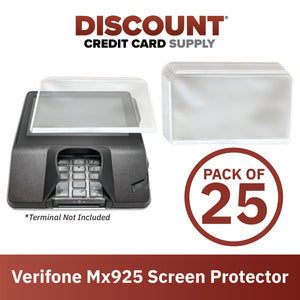 Verifone Mx925 Screen Protective Spill Covers (Set of 25)