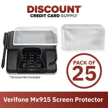 Load image into Gallery viewer, Verifone Mx915 Screen Protective Spill Covers (Set of 25)

