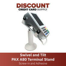 Load image into Gallery viewer, PAX A80 Swivel and Tilt Stand (White)
