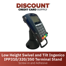 Load image into Gallery viewer, Ingenico IPP 310 / 315 / 320 / 350 Low Swivel and Tilt Stand

