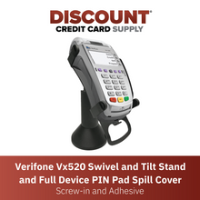 Load image into Gallery viewer, Verifone Vx520 Swivel Stand and Spill Cover
