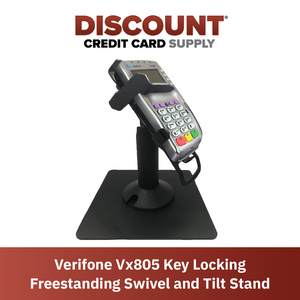 Verifone VX805 Freestanding Swivel and Tilt Stand with Key Locking Mechanism