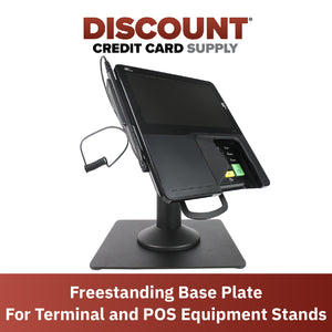 Freestanding Countertop Base Plate for Terminal and POS Equipment Stands