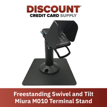 Load image into Gallery viewer, Miura M010 Freestanding Swivel and Tilt Stand with Square Plate and PIN Shield
