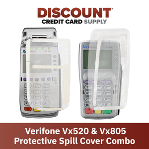 Verifone Vx520 and Vx805 Protective Spill Cover Combo