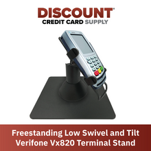 Load image into Gallery viewer, Verifone Vx820 Freestanding Low Swivel and Tilt Stand
