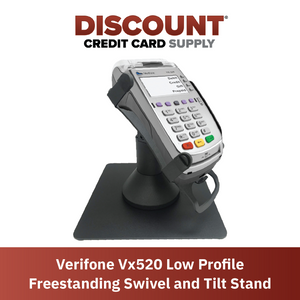 Verifone Vx520 Freestanding Low Swivel and Tilt Stand with Square Plate