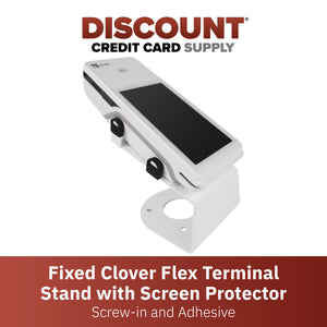 Clover Flex Fixed Stand and Screen Protector (White)