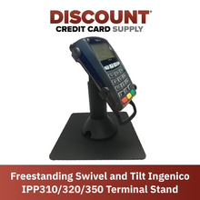 Load image into Gallery viewer, Ingenico IPP 310 / 315 / 320 / 350 Freestanding Swivel and Tilt Stand with Square Plate
