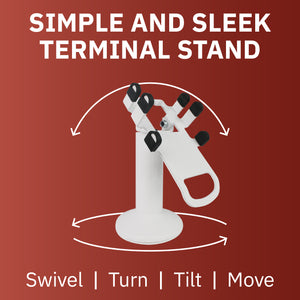 Clover Flex Swivel and Tilt Stand (White)