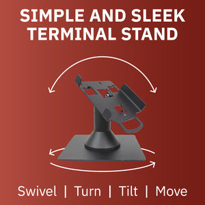 Ingenico ISC 250 Freestanding Swivel and Tilt Stand with Square Plate