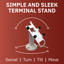 Load image into Gallery viewer, First Data FD35 / First Data FD40 Swivel and Tilt Stand (White)
