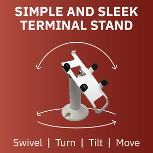 First Data FD35 / First Data FD40 Swivel and Tilt Stand (White)