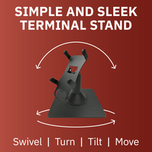 Load image into Gallery viewer, Pax A80 Freestanding Swivel and Tilt Stand with Square Plate
