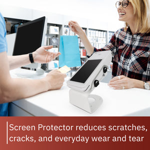 Clover Flex Fixed Stand and Screen Protector (White)