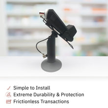 Load image into Gallery viewer, Dejavoo Z3 &amp; Dejavoo Z6 Swivel and Tilt Stand with Device to Stand Security Tether Lock, Two Keys 8&quot;
