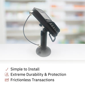 Device to Stand Security Tether Lock , Two Keys 8"
