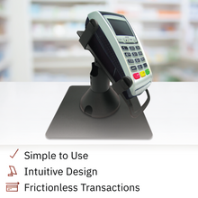Load image into Gallery viewer, Ingenico ICT 220 &amp; ICT 250 Freestanding Low Swivel and Tilt Stand with Square Plate
