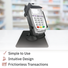 Load image into Gallery viewer, Verifone Vx520 Freestanding Swivel and Tilt Stand with Key Locking Mechanism
